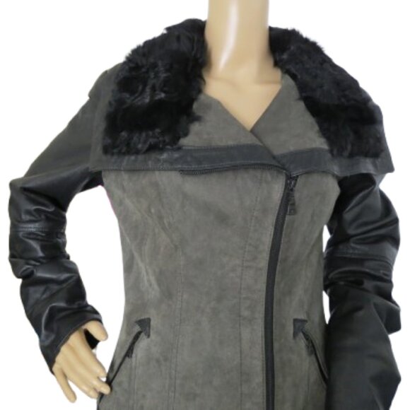 Danier Leather Lamb Fur Trim Thinsulate Jacket - Picture 3 of 7